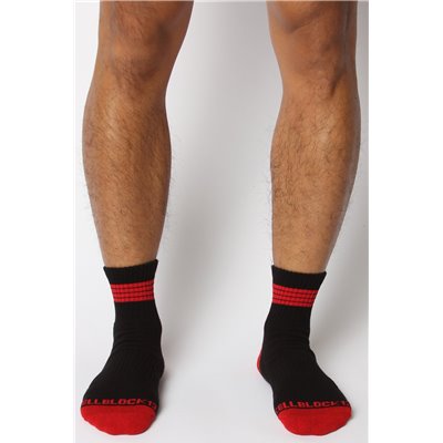 Bandit Ankle Sock Red