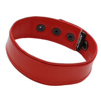 Addikt Leather Armband: Red